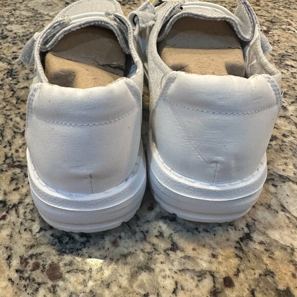 HEY DUDE WENDY STRETCH SPARKLING WHITE 7 - Picture 4 of 5